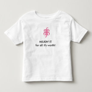 Pour Les Tous Petits Enfant en bas âge Milkin il allaitant le T-shirt