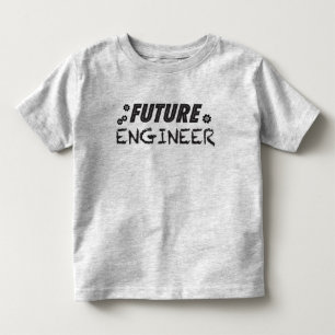 Pour Les Tous Petits Futur T-shirt d'enfant en bas âge d'ingénieur