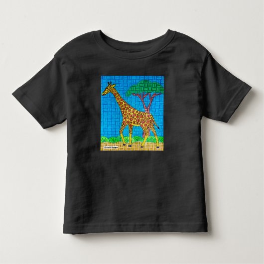 Pour Les Tous Petits Giraffe (vivid) - T-shirt Toddler (Devant)