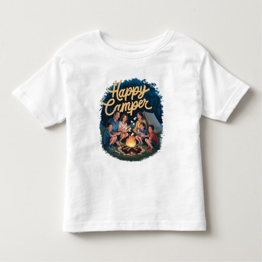 Pour Les Tous Petits Happy Camper Toddler T-shirt (4) (Devant)