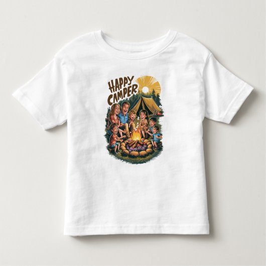 Pour Les Tous Petits Happy Camper Toddler T-shirt (6) (Devant)