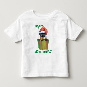 Pour Les Tous Petits Happy Howlidays Black Lab T-Shirt