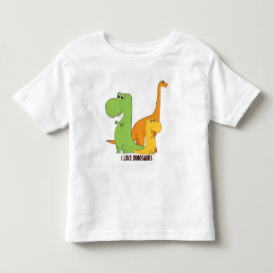 Pour Les Tous Petits I Love Dinosaures - Trio des mignons Dinos T-shirt