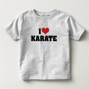 Pour Les Tous Petits I Love Karate T-Shirt