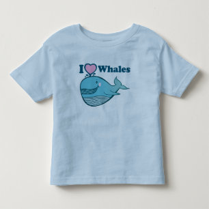 Pour Les Tous Petits J'aime le T-shirt de baleines