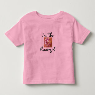 Pour Les Tous Petits Je suis le T-shirt Flowergirl