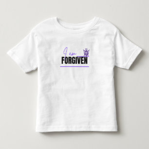 Pour Les Tous Petits Je Suis Pardonné T-shirt Christian Kids'