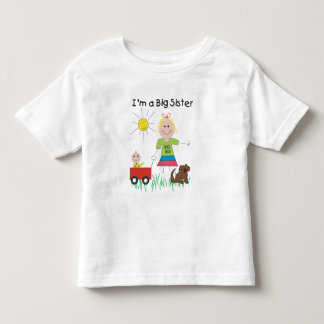 Pour Les Tous Petits Je suis une T-shirt Big Sister (Blond)