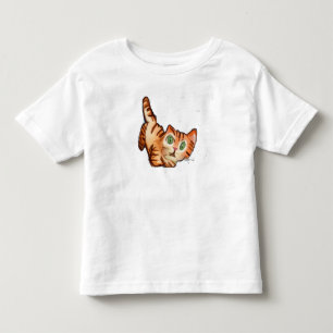 Pour Les Tous Petits Joli T-Shirt Bébé Chat Tigré Aquarelle