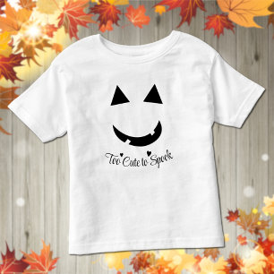 Pour Les Tous Petits Joli T-shirt Citrouille d'Halloween Smile Toddler