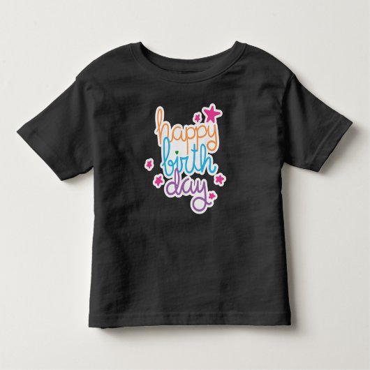 Pour Les Tous Petits Joyeux T-shirt d'anniversaire (Devant)
