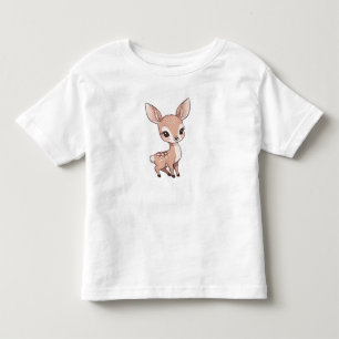 Pour Les Tous Petits Kawaii Deer Dream - Joli T-Shirt d'ami forestier