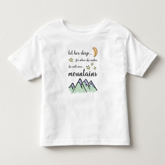 Pour Les Tous Petits Laissez son sommeil, T-shirt de bébé (Devant)