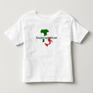 Pour Les Tous Petits L'Américain italien Italie badine le T-shirt
