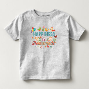Pour Les Tous Petits Le bonheur est fait maison Toddler T-shirt