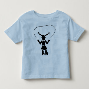 Pour Les Tous Petits Le T-shirt des enfants de corde de saut