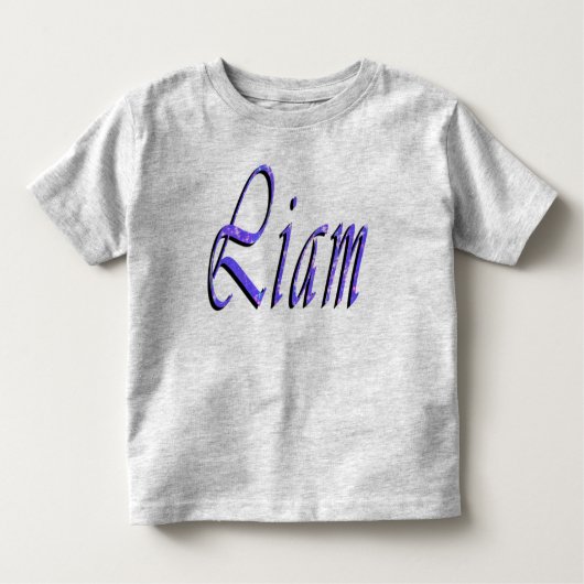 Pour Les Tous Petits Liam, Nom, Logo, Toddlers T-shirt gris (Devant)