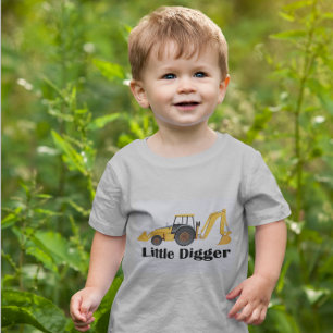Pour Les Tous Petits Little Digger - Toddler Fine Jersey T-Shirt 