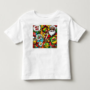 Pour Les Tous Petits Merry & Bright Pop Art - T-shirt de Noël gras