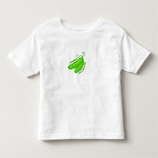 Pour Les Tous Petits Mommys peu de T-shirt de pois doux (Devant)