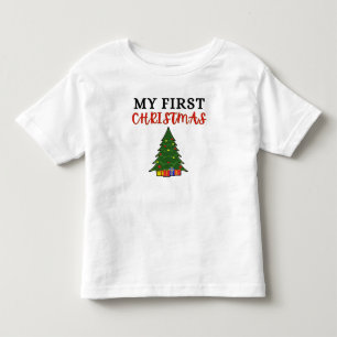 Pour Les Tous Petits Mon T-Shirt de Premier Noël Bébé