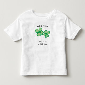 Pour Les Tous Petits Nous sommes deux chanceux d'être un t-shirt irland