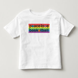 Pour Les Tous Petits PeaceLoveBasketball PRIDE Toddler Jersey T-Shirt