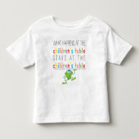 Pessah "La Table des Enfants" Toddler T-Shirt