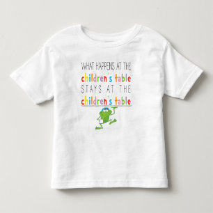 Pour Les Tous Petits Pessah "La Table des Enfants" Toddler T-Shirt