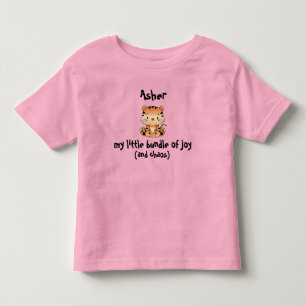 Pour Les Tous Petits Petit paquet de Joy Jouer Tiger Toddler T-Shirt
