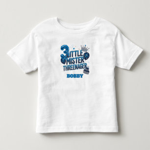 Pour Les Tous Petits Petit T-Shirt Monsieur Trois Ans