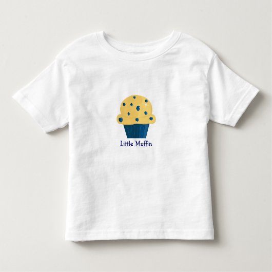 Pour Les Tous Petits Petit T-shirt muffin bleuet muffin (Devant)