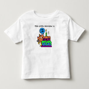 Pour Les Tous Petits Petit T-shirt personnalisable d'anniversaire de