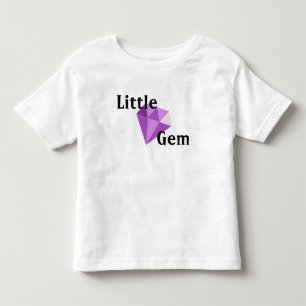 Pour Les Tous Petits Peu de T-shirt pourpre d'enfant en bas âge de