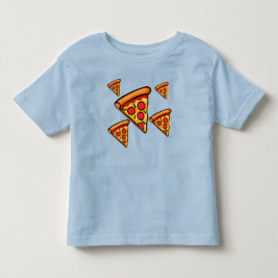 Pour Les Tous Petits Pizza Friday Design - Toddler Fine Jersey T-Shirt