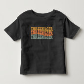 Pour Les Tous Petits Retro Funny 3e anniversaire T-shirt (Devant)