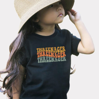 Pour Les Tous Petits Retro Funny 3e anniversaire T-shirt