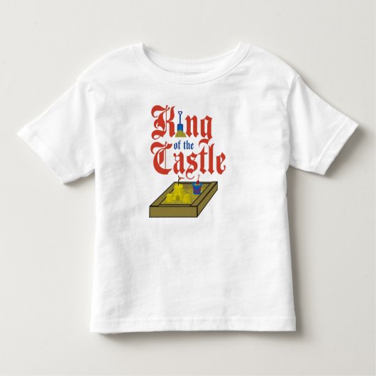 Pour Les Tous Petits Roi du T-shirt de château (Devant)