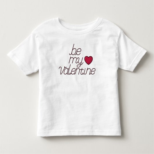 Pour Les Tous Petits Soyez Mon T-shirt Valentine Toddler (Devant)