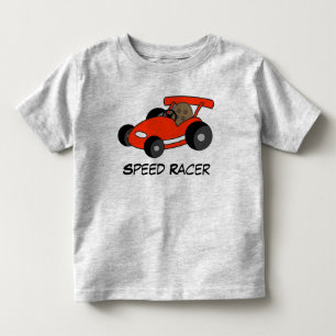 Pour Les Tous Petits Speed Racer Course Voiture T-Shirt