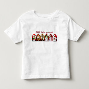 Pour Les Tous Petits T-shirt 100% Père Noël Approuvé Noël Toddler