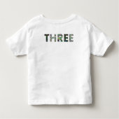 Pour Les Tous Petits T-shirt 3e anniversaire sauvage (Dos)
