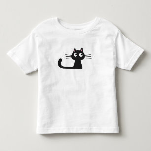 Pour Les Tous Petits T-shirt avec un joli chat noir