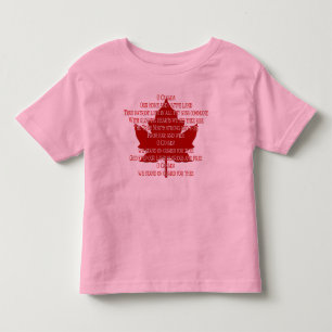 Pour Les Tous Petits T-shirt Baby Canada Hymne Souvenir Canada Tee
