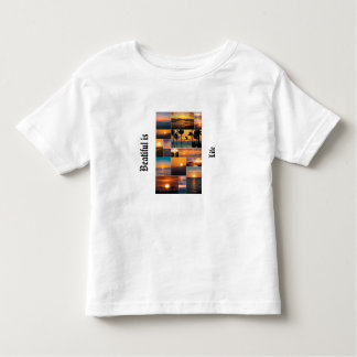 Pour Les Tous Petits T-shirt "Beatiful is life"