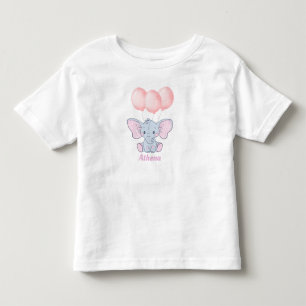 Pour Les Tous Petits T-shirt bébé éléphant personnalisé