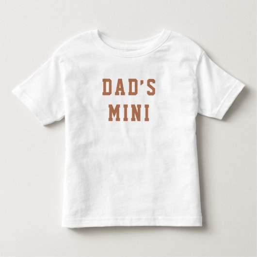 Pour Les Tous Petits T-shirt bébé "Papa’s Mini" (Devant)