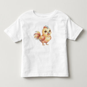 Pour Les Tous Petits T-shirt bébé poussin aquarelle mignon – Enfants