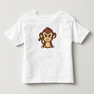Pour Les Tous Petits T-shirt bébé singe mignon infantile