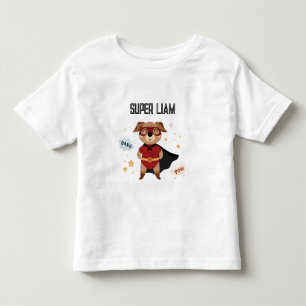 Pour Les Tous Petits T-shirt bébé toddler chien super-héros